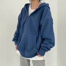 Load image into Gallery viewer, Women Hoodies Sweatshirt Zipper Coats
