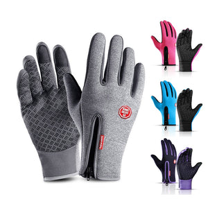 Winter Gloves Mens Touchscreen Waterproof