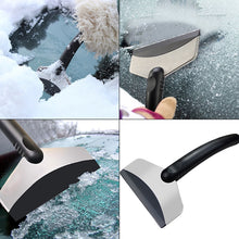 Load image into Gallery viewer, Black Stainless Steel Ice Scraper Snow
