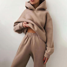 Load image into Gallery viewer, Tracksuit Suit Autumn Fashion Warm Hoodie Sweatshirts Two Pieces
