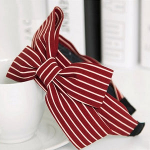 stripe Elastic Lady Hairband T