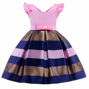 2-10 Years Teenagers princess For Girlls Dress O neck Casual girl