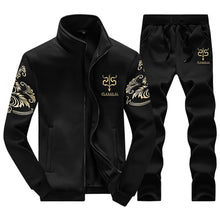 Load image into Gallery viewer, Winter Thick Men Sports Suit Tracksuit Hooded Sportswear Zipper
