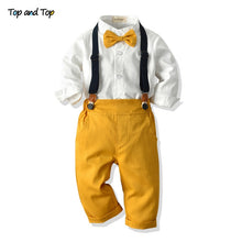 Load image into Gallery viewer, Top and Top Fashion Kids Boy Gentleman Clothing Set
