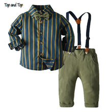 Load image into Gallery viewer, Top and Top Fashion Kids Boy Gentleman Clothing Set
