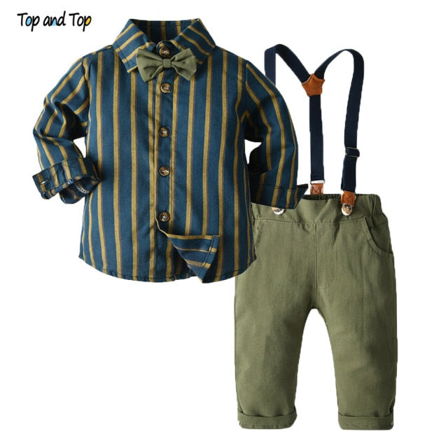 Top and Top Fashion Kids Boy Gentleman Clothing Set