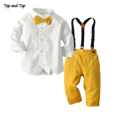 Load image into Gallery viewer, Top and Top Fashion Kids Boy Gentleman Clothing Set
