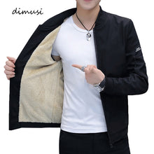 Load image into Gallery viewer, Bomber Zipper Jacket Winter Male Fleece Warm Coats
