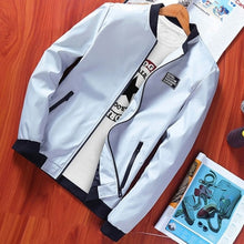 Load image into Gallery viewer, Bomber Zipper Jacket Winter Male Fleece Warm Coats
