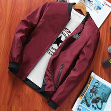 Load image into Gallery viewer, Bomber Zipper Jacket Winter Male Fleece Warm Coats
