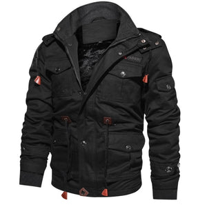 Winter Military Jacket Men Casual Thick Thermal Coat