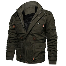 Load image into Gallery viewer, Winter Military Jacket Men Casual Thick Thermal Coat
