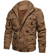 Load image into Gallery viewer, Winter Military Jacket Men Casual Thick Thermal Coat
