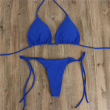 Load image into Gallery viewer, Summer Sexy Solid Mirco Bikini Sets
