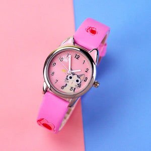 Cute Cheese Cat Pattern Children Watches