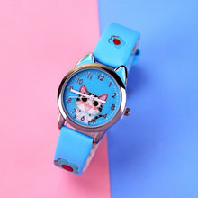 Load image into Gallery viewer, Cute Cheese Cat Pattern Children Watches
