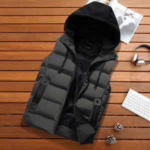 Vest Jacket Winter Waterproof Warm Sleeveless