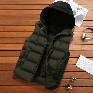 Vest Jacket Winter Waterproof Warm Sleeveless