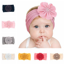 Load image into Gallery viewer, New Soft Newborn Toddler Flower Headwraps
