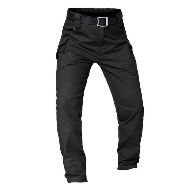 New Mens Tactical Pants Multiple Pocket Elasticity