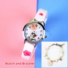 Load image into Gallery viewer, Cute Cheese Cat Pattern Children Watches
