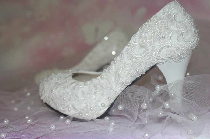 New Elegant Bridal Dress Shoes Wedding