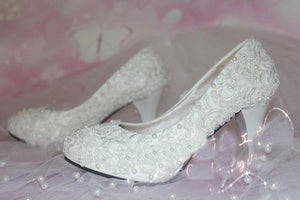 New Elegant Bridal Dress Shoes Wedding