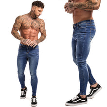 Load image into Gallery viewer, Jeans Men Elastic Waist Skinny
