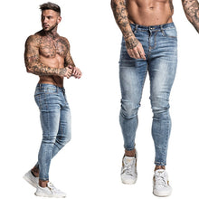 Load image into Gallery viewer, Jeans Men Elastic Waist Skinny
