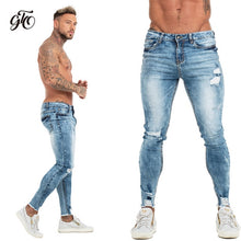 Load image into Gallery viewer, Jeans Men Elastic Waist Skinny
