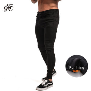 Jeans Men Elastic Waist Skinny