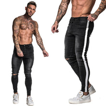 Load image into Gallery viewer, Jeans Men Elastic Waist Skinny
