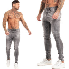 Load image into Gallery viewer, Jeans Men Elastic Waist Skinny
