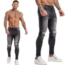 Load image into Gallery viewer, Jeans Men Elastic Waist Skinny
