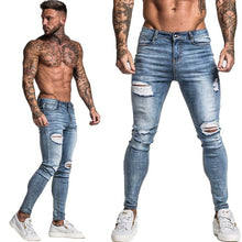 Load image into Gallery viewer, Jeans Men Elastic Waist Skinny
