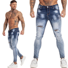 Load image into Gallery viewer, Jeans Men Elastic Waist Skinny
