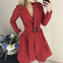 Load image into Gallery viewer, Office Lady Button Slim Bodycon Dress
