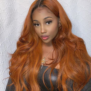 Orange Ginger Peruvian Straight Hair 8-30 inch 1/3/4 Bundles Human Hair Bundles Remy Hair Extensions