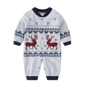 Newborn Unisex Jumpsuits Gentleman Autumn Long Sleeves Rompers Cotton