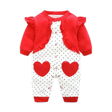 Load image into Gallery viewer, Newborn Unisex Jumpsuits Gentleman Autumn Long Sleeves Rompers Cotton
