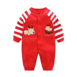 Newborn Unisex Jumpsuits Gentleman Autumn Long Sleeves Rompers Cotton