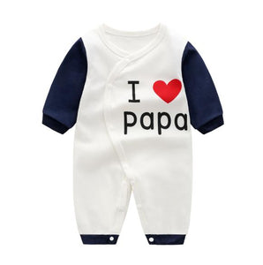 Newborn Unisex Jumpsuits Gentleman Autumn Long Sleeves Rompers Cotton