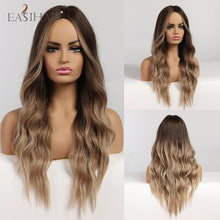 Load image into Gallery viewer, Long Body Wave Wigs Ombre Black Brown
