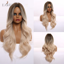 Load image into Gallery viewer, Long Body Wave Wigs Ombre Black Brown
