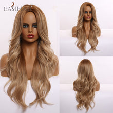 Load image into Gallery viewer, Long Body Wave Wigs Ombre Black Brown
