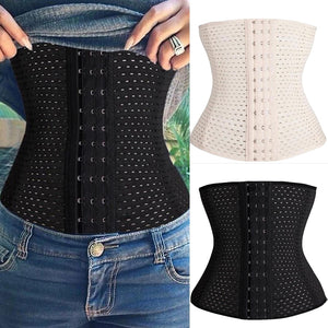 Women Waist Trainer Latex Cincher Girdles