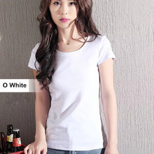 Load image into Gallery viewer, Short Sleeve Women T shirt For Female Slim
