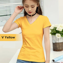 Load image into Gallery viewer, Short Sleeve Women T shirt For Female Slim
