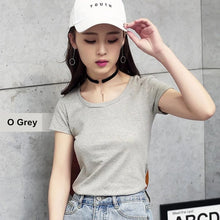 Load image into Gallery viewer, Short Sleeve Women T shirt For Female Slim
