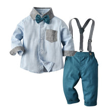 Load image into Gallery viewer, Top and Top Fashion Kids Boy Gentleman Clothing Set
